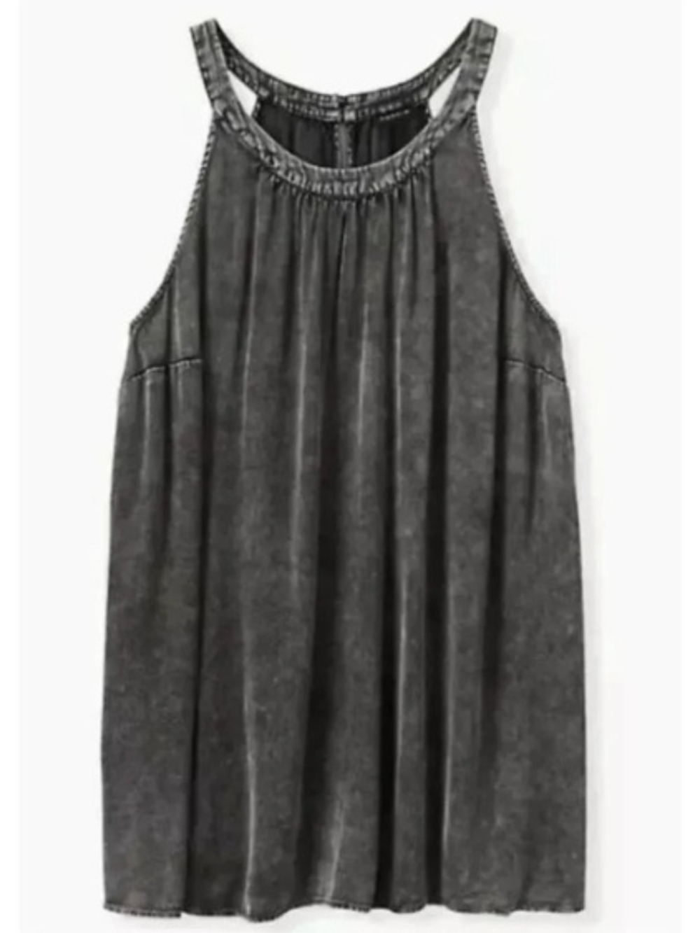 torrid Washed Black Halter Tank Top